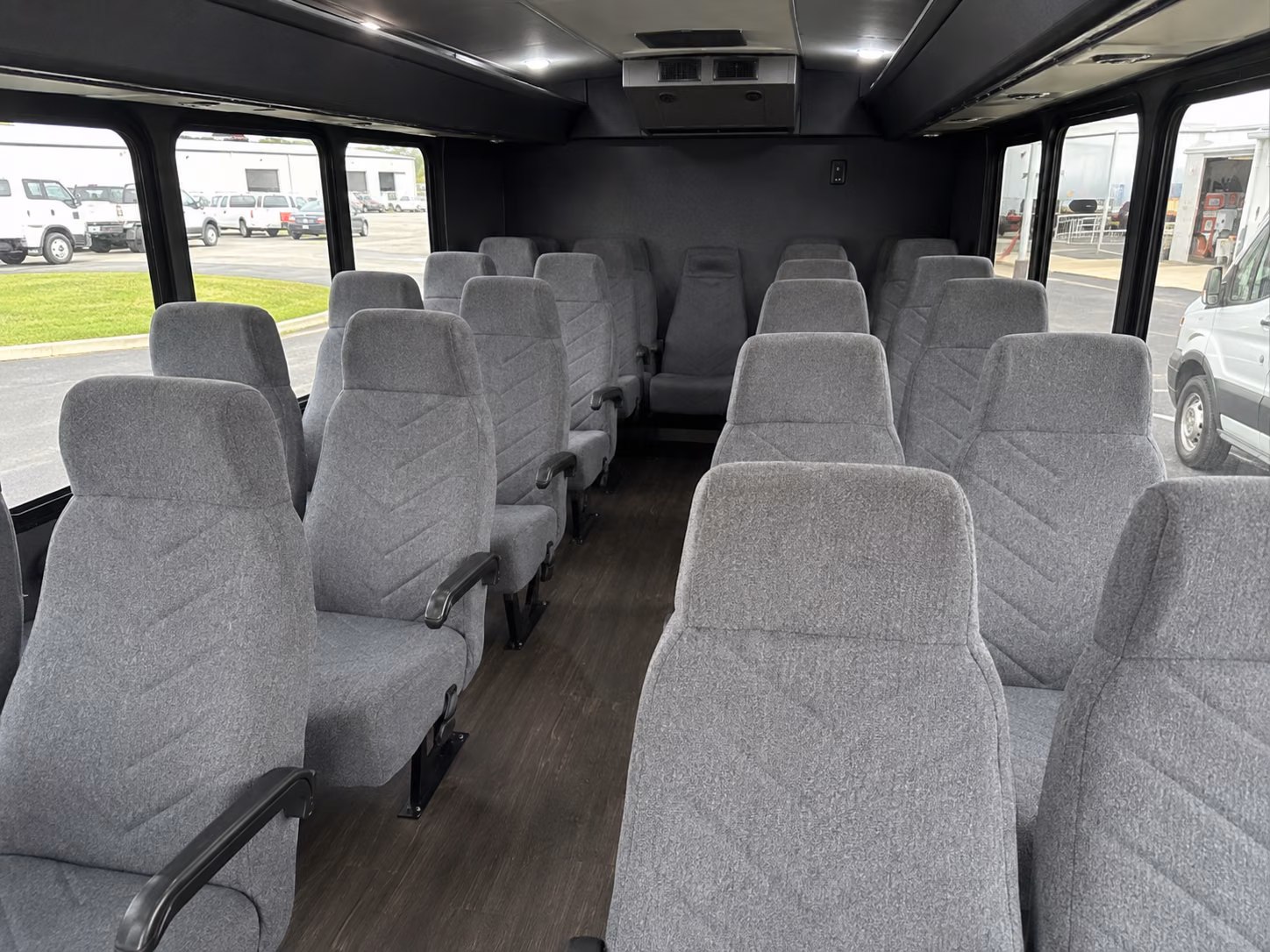 15 passenger minibus inside
