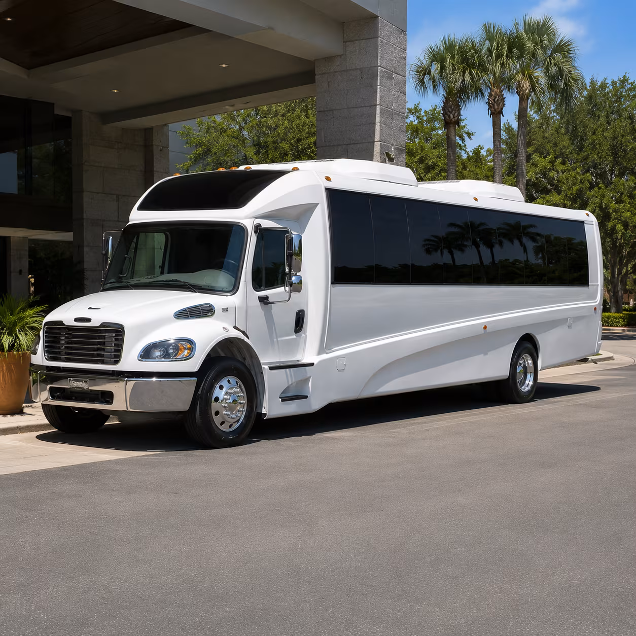 shuttle buses for weekly worship services in youngstown
