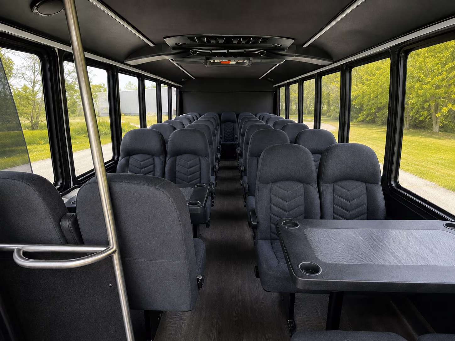 youngstown 18 passenger minibus inside