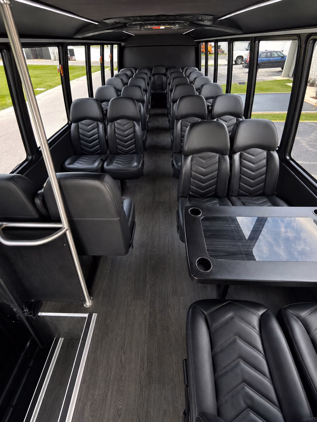 youngstown 20 passenger minibus inside