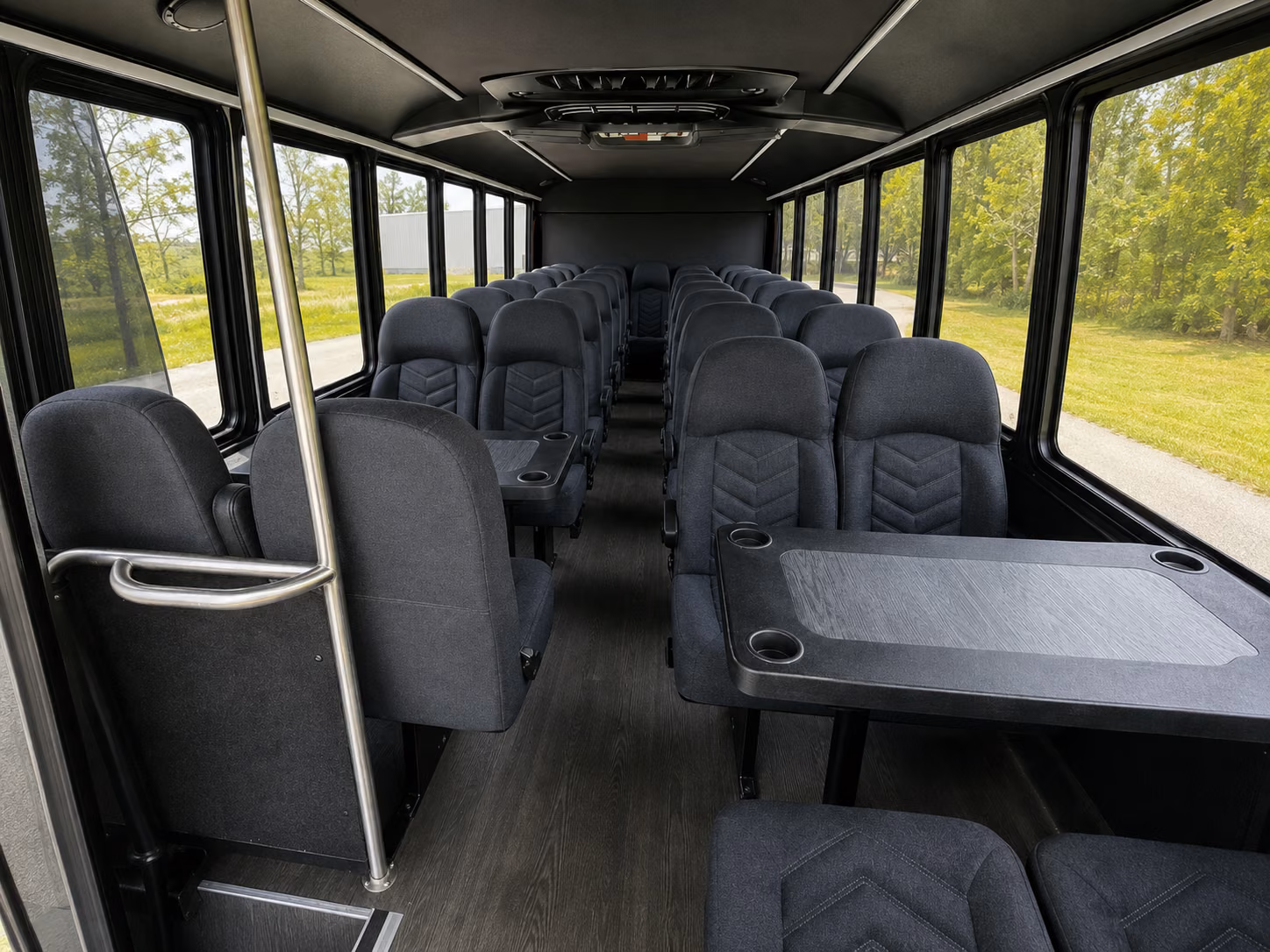 youngstown 20 passenger minibus interior