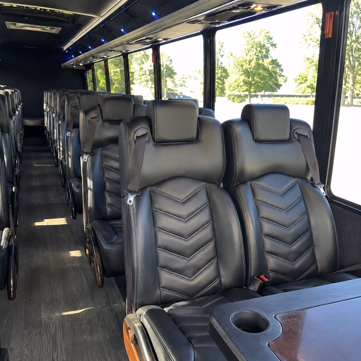 youngstown 25 passenger minibus inside