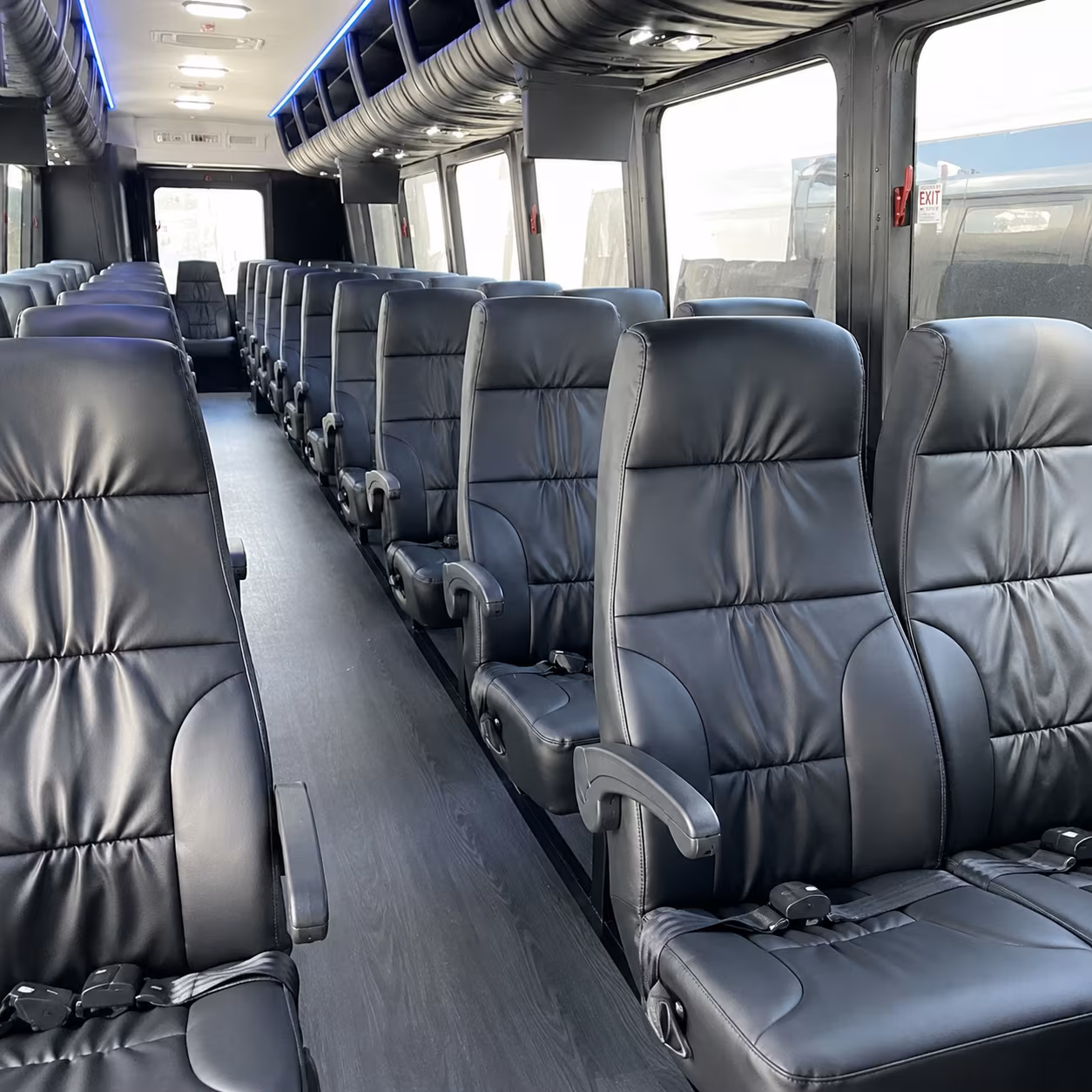youngstown 30 passenger minibus inside