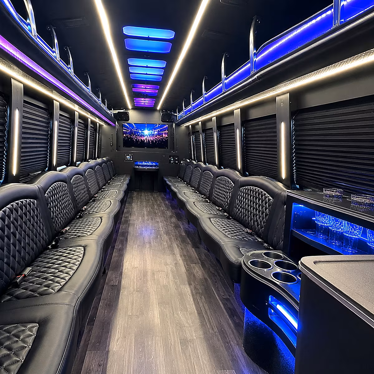 youngstown party bus interior