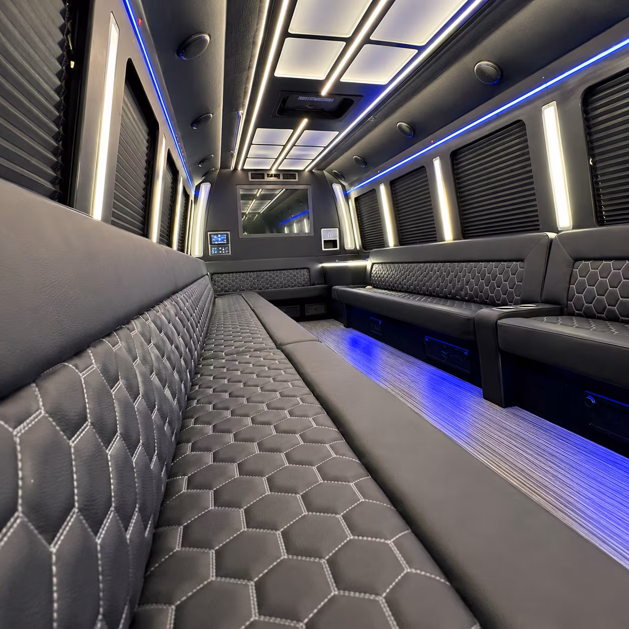youngstown party bus rental interior